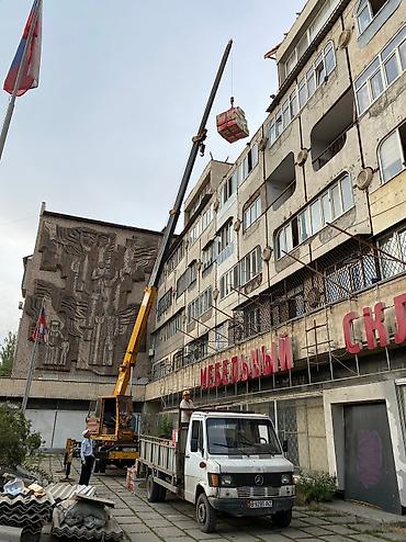 Услуги автокрана: Кран услуга 5-этажга жук которобуз Тар жерлерге кирип которобуз 500 — 10