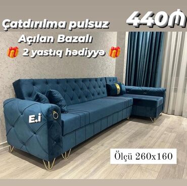 delloro mebel 990 azn: Künc divan, Yeni, Açılan, Bazalı, Şəhərdaxili pulsuz çatdırılma