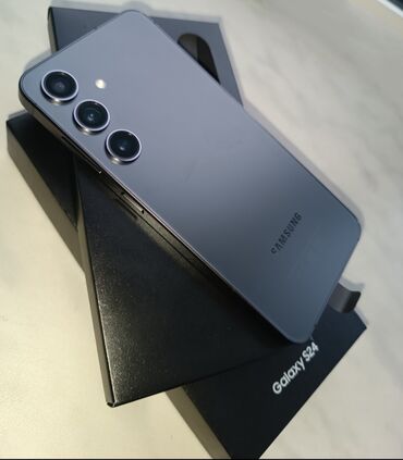 Samsung: Samsung Galaxy S24, 256 GB, rəng - Boz, Sensor, Barmaq izi, Simsiz şarj