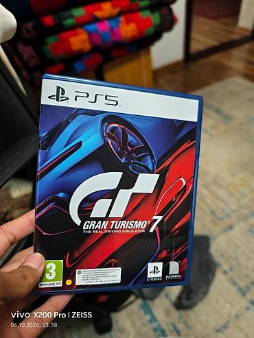 Диск игра для PS5 GRAN TURISMO 7 идеал готов на проверки нет царапин