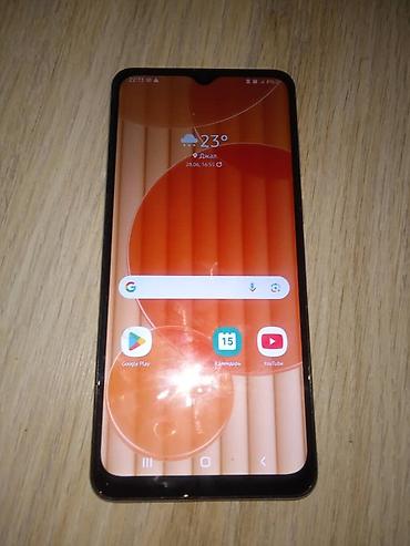 Samsung Galaxy A22, Б/у, 32 ГБ, цвет - Желтый, 2 SIM — 2