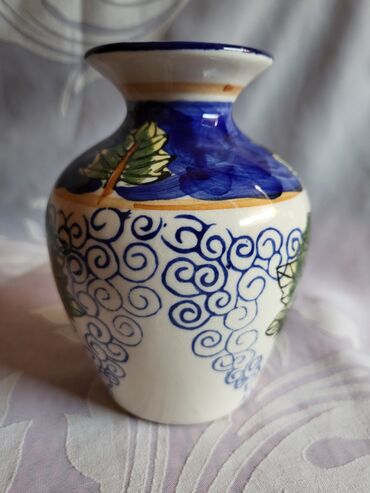 Ostali kućni dekor: Vazica nova dipinto amano,italijanska rucno oslikana iz 70ih. Vaza — 6