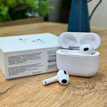 наушники airpods люкс копия: Костные, Apple, Новый, Беспроводные (Bluetooth), Классические