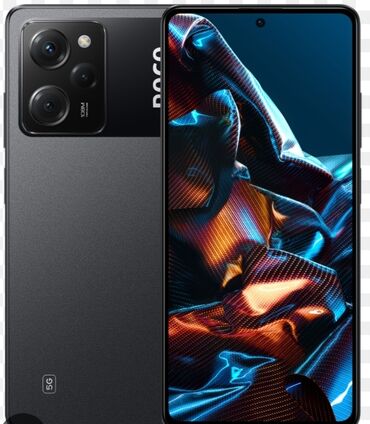 продаю телефон токмок: Poco X5 Pro 5G, Б/у, 256 ГБ, цвет - Черный, 2 SIM