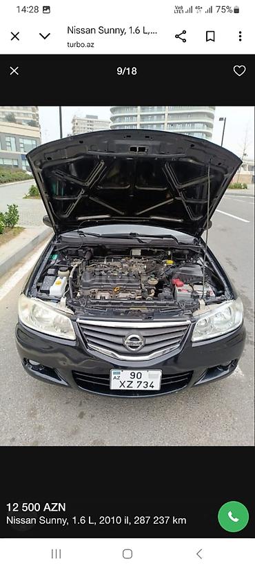 Nissan: Nissan Sunny: 1.6 l | 2010 il Sedan — 10