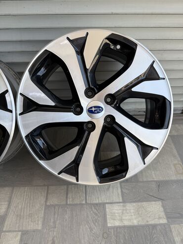 Диски: Литые Диски R 18 Subaru, Комплект, отверстий - 5, Б/у — 8