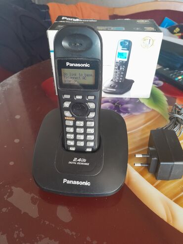 islenmis akumulator satisi: Stasionar telefon Panasonic, Simsiz, İşlənmiş, Ünvandan götürmə