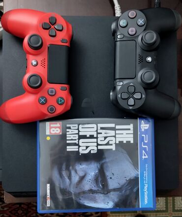 игра сега: Продаю Playstation 4 Slim на 500gb вместе с игрой The Last of Us 2