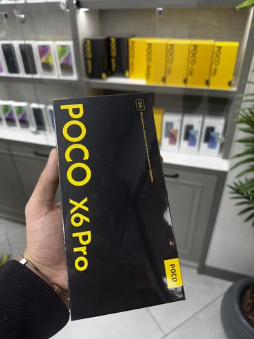 Poco: Poco X6 Pro 5G, Новый, 256 ГБ, цвет - Черный, 2 SIM