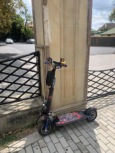 Elektrikli samokatlar: Elektrik skuter - Güclü elektrik mühərriki, qalın təkərlər və arxa/ön — 4