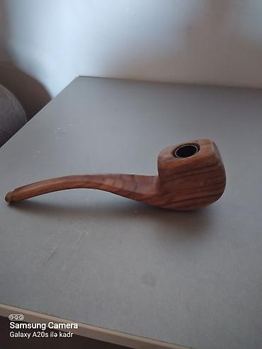malbro siqaret: Taxta siqaret kəsəsi (papaq boru) – əl işidir - Material: təbii ağac — 3