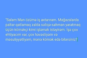 derzi elanlari 2024: Ozume is axtariram — 1