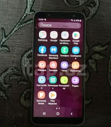qazel 2018: Samsung Galaxy J6 2018, 32 GB, Barmaq izi