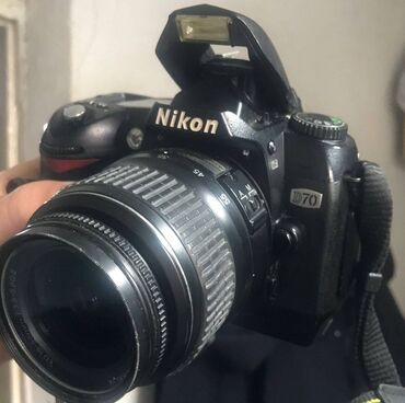 фотоаппарат моментальной печати бишкек: Продам фотоаппарат Nikon D70 бу