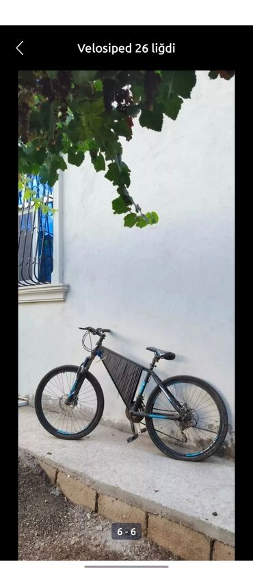 продам велосипед бу: İşlənmiş İki təkərli Uşaq velosipedi Vista, 26", Ünvandan götürmə