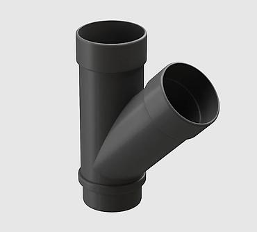 Borular: Drenaj tee D1= 80-220 mm D2= 80-100 mm, Material: plastisol; polad. — 1