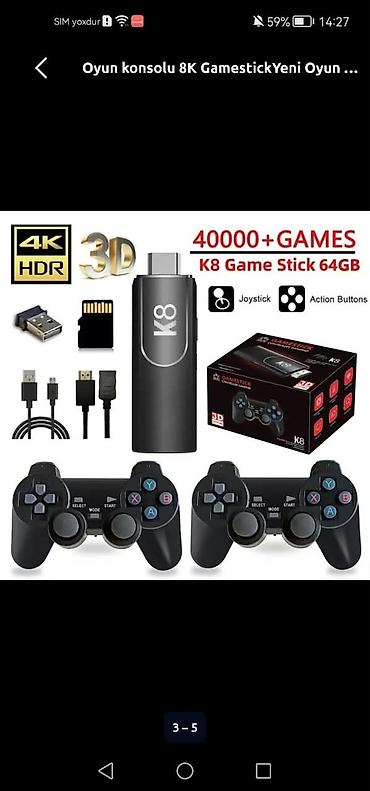 oyun seti: Gamecty K8 oyun konsol seti 40000 — 5