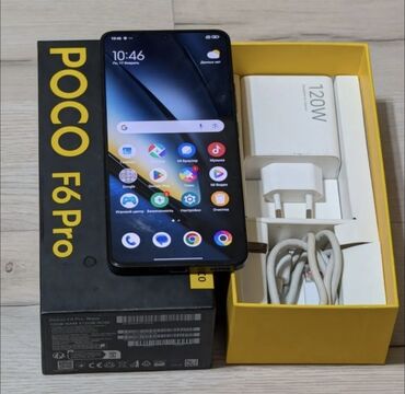 Poco: Poco F6 Pro, Б/у, 512 ГБ, цвет - Черный, eSIM