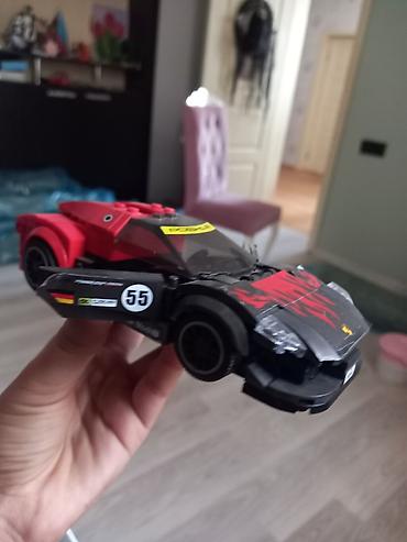 lego china konstruktorları: LEGO tərzində yığılan Porsche yarış avtomobili modeli. Oyuncaq qara və — 2
