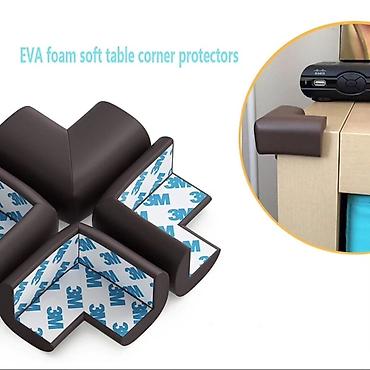 Другие товары для детей: Защита от острых углов для детей, силикон, кубка, каучук. за комплект — 4