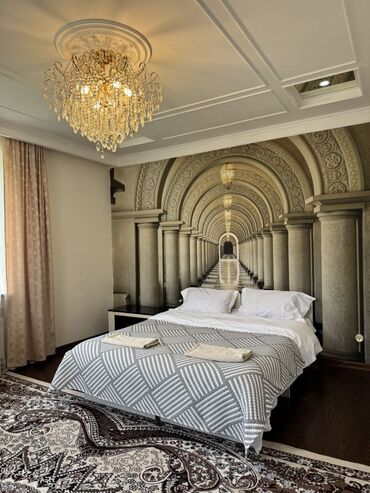 Посуточная аренда домов: 110 м², 3 комнаты, Утепленный, Теплый пол, Парковка — 1