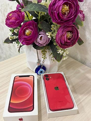 Elektronika: IPhone 12, 256 GB, Qırmızı, Face ID — 3