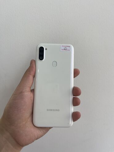 samsunq j7: Samsung Galaxy A11, 32 GB, rəng - Ağ
