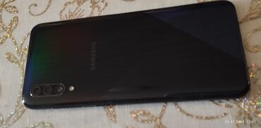 samsung galaxy round: Samsung A30s, 64 GB, rəng - Qara, Sensor, Barmaq izi, İki sim kartlı