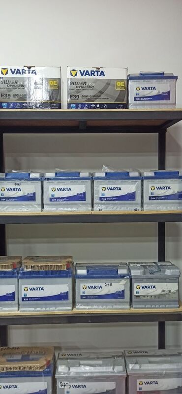akumlator: Varta, 100 ah, Orijinal, Almaniya, Yeni