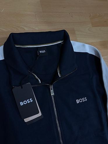 white: Мужской спортивный костюм, L, S, M, Boss, Новый, цвет - Синий, Самовывоз — 2