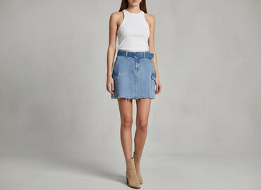 spódniczka bojówka: Cropp, Women`s skirt, size S