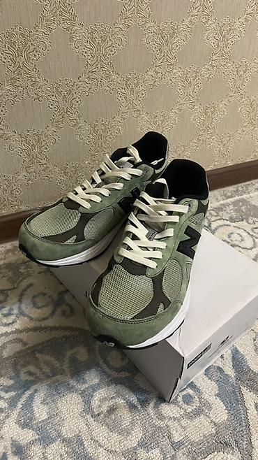 Кроссовки и спортивная обувь: Мужские кроссовки, 43, New Balance, Новый, цвет - Зеленый, Бесплатная доставка — 2