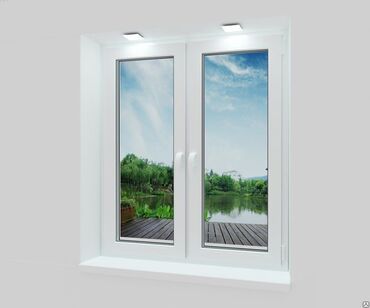 айнек терезе бу: Пластиковое окно ПВХ с двухстворчатой конструкцией - Форма
