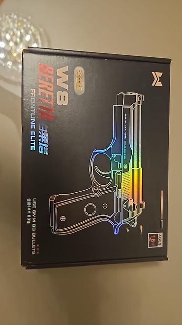 hot wheels oyuncaq dəsti: Tam dəmir 420 gram orginal beretta 400 şarik hədiyyə 50-60 metr atış — 4