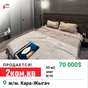 Продажа квартир: 2 комнаты, 55 м², Элитка, 8 этаж, Евроремонт