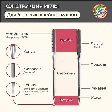 Аксессуары для шитья: Иглы Organ Супер стрейч 5/75 Для шитья изделий из трикотажа подойдут — 9