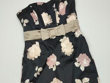 letnia sukienka midi z krótkim rękawem: Sukienka letnia H&M, M (EU 38), Poliester, stan - Dobry