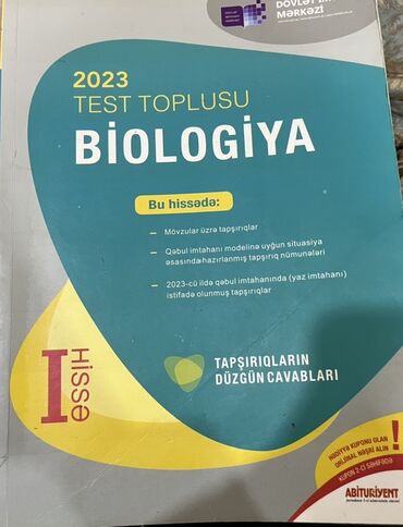 dim azerbaycan dili test toplusu 2 ci hisse pdf 2023: Məhsul: “2023 Test Toplusu – Biologiya, I hissə” Xüsusiyyətlər: -