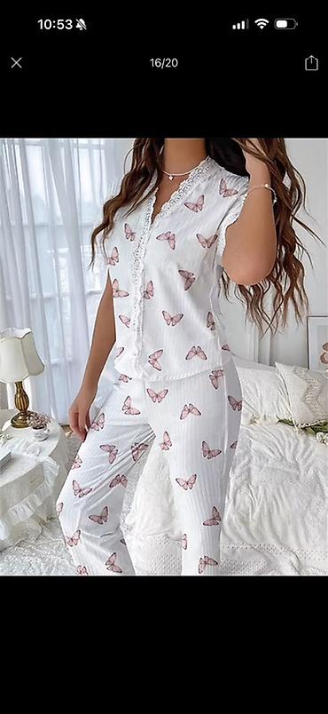 soft shell: Пижама, Хлопок, Китай, С кружевом, XL — 7