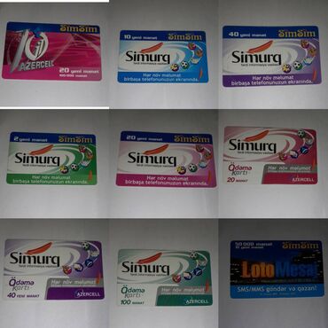 Kolleksiya kartları: Köhnə Kontur Kartları satılır. Kolleksiyonerlər üçün əla seçimdir — 12