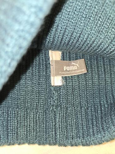 Головные уборы: Вязаная, трикотажная шапка, Б/у, цвет - Серый, One size — 9
