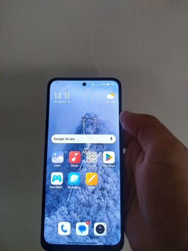 xiaomi redmi note: Xiaomi Redmi Note 12S, 256 GB, rəng - Göy, 
 Barmaq izi, İki sim kartlı, Face ID