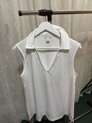 svilena košulja: L (EU 40), Single-colored, color - White