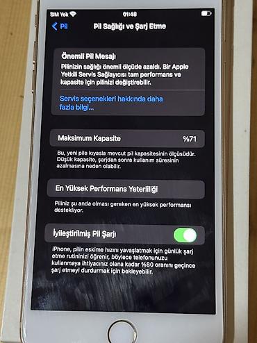 82 ekran tv ikinci el: IPhone 8 Plus, 64 GB, Qızılı — 5