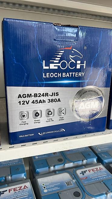 akumulator mutlu: Leoch, 45 ah, Orijinal, Çin, Yeni — 3