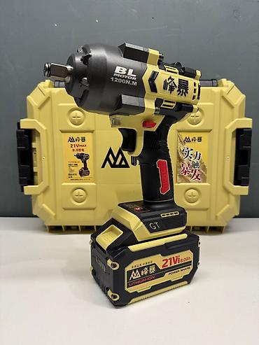 Инструменты: Аккумуляторный ударный гайковерт 21V MAX - Бесщеточный двигатель (BL — 1