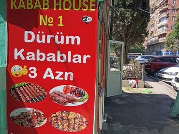 аренда помещения под ресторан кафе: Kohne Nasimi bazari yaninda azadliq prospektinde hazir kabab durum