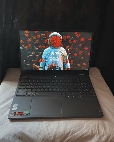 ноутбук 3050: Ноутбук, Lenovo, 32 ГБ ОЭТ, AMD Ryzen 7, 16 ", Колдонулган, Жумуш, окуу үчүн, эс тутум SSD