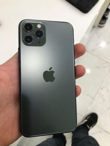 Apple iPhone: IPhone 11 Pro, 256 GB, Matte Midnight Green, Face ID