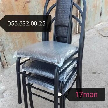 Restoran mebeli: Stulllar 13manatdan başlayır 60manata qeder. Keyfiyyətə görə qiymət — 15